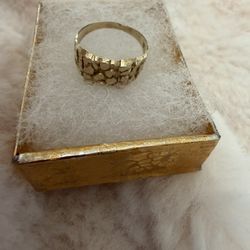 Nugget Gold Ring