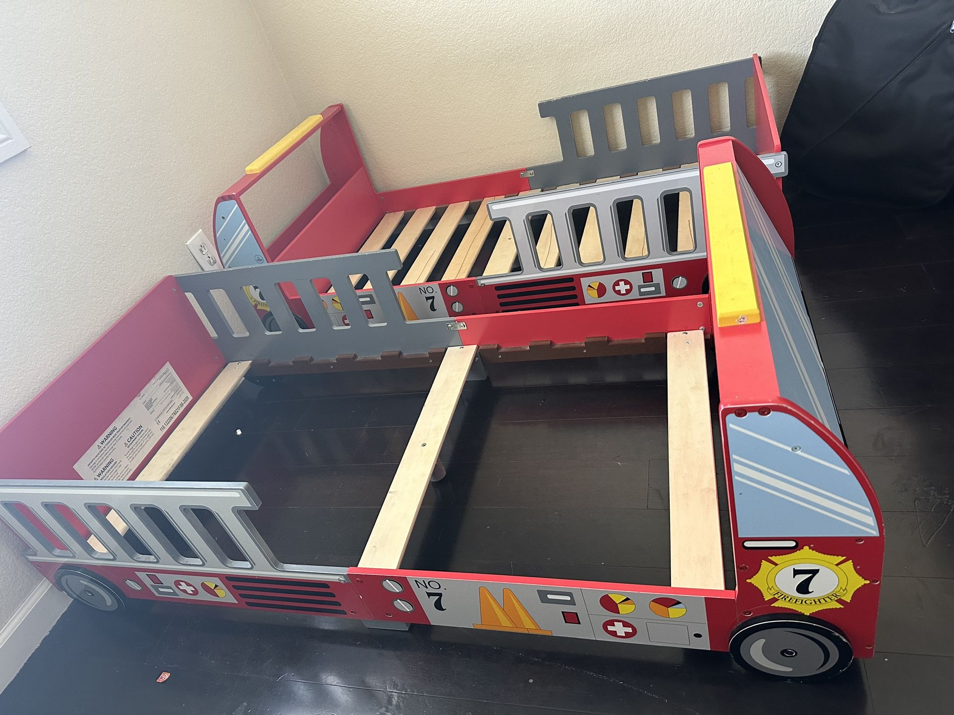 Fire Truck Twin Bed Frame