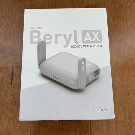 Beryl AX GL.iNet GL-MT3000 Portable Travel Router