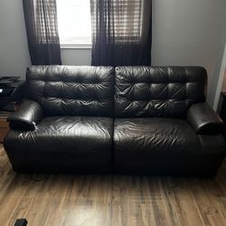 Leather Sofa Set