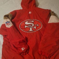 XL 49ers VINTAGE STARTER JACKET