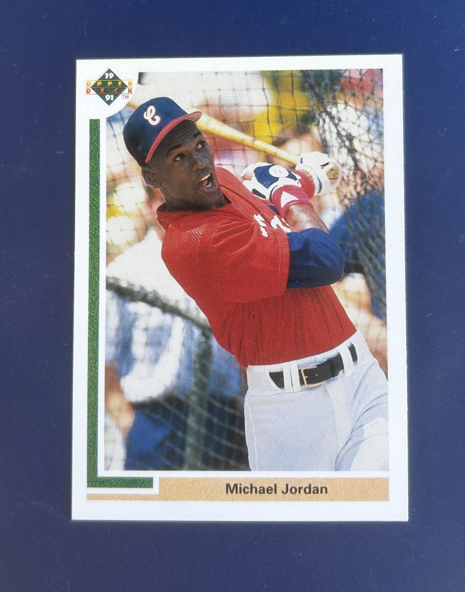 1991 Upper Deck SP1 Michael Jordan Baseball Card 
