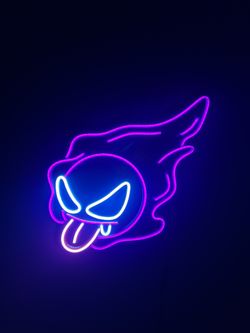 Pokémon Gastly Neon LED Sign