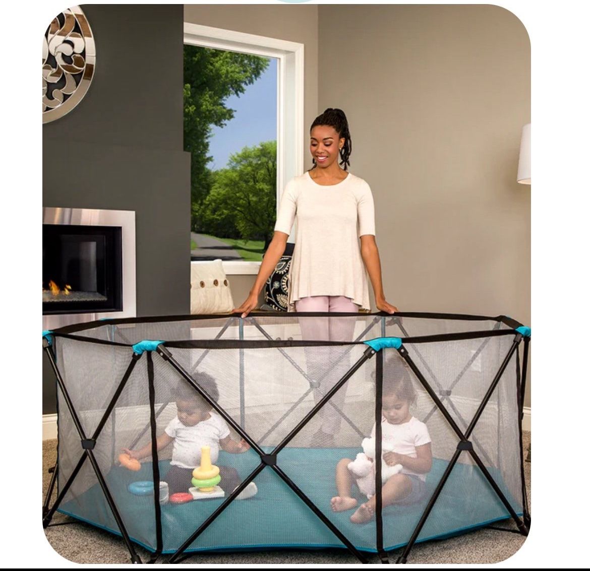 Octagon Baby Portable Playpen 