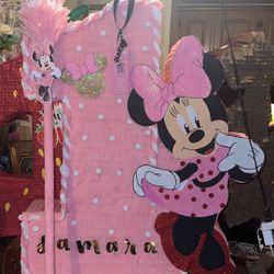 Number 1 Minnie Mouse Piñata 
