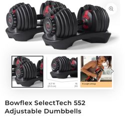 BowFlex SelectTech 552 Adjustable Dumbbells