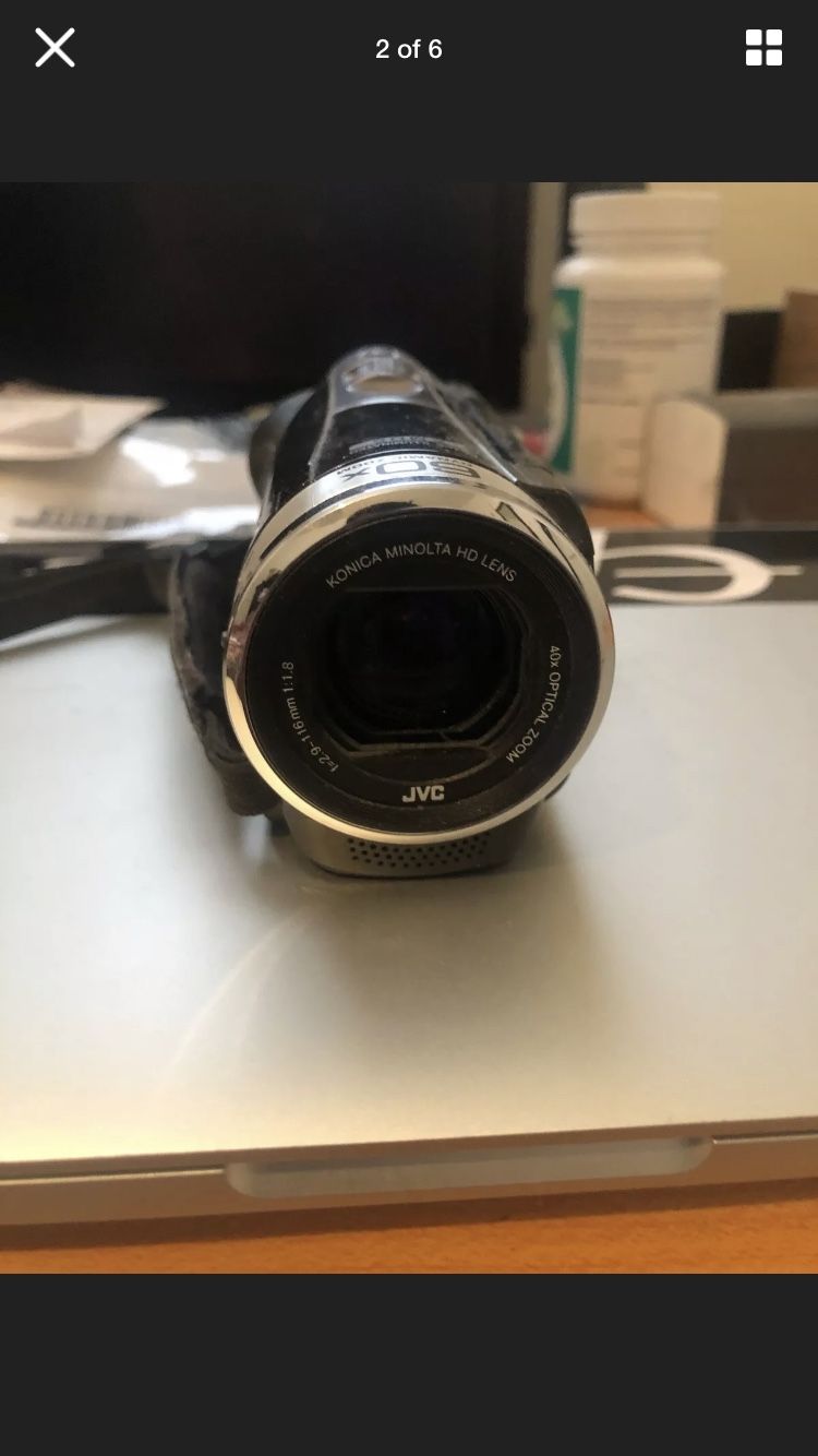 Jvc Camcorder Gz Ex310BU With Broken Replaceable Touch Screen