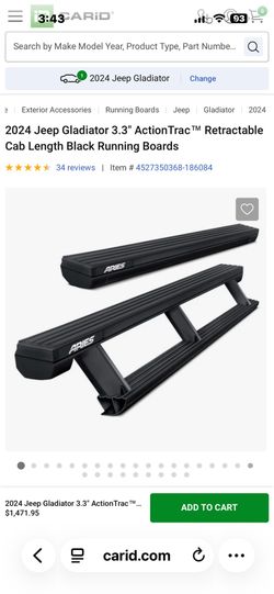 Jeep gladiator electric side steps
