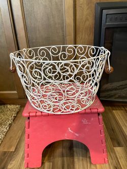 Wrought Iron Basket