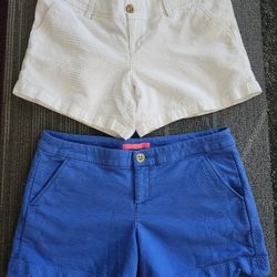 Lilly Pulitzer Shorts. Set Of 2. Size 10
