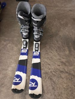 Kids Rossignol Skis with Dalbello Ski Boots size 6
