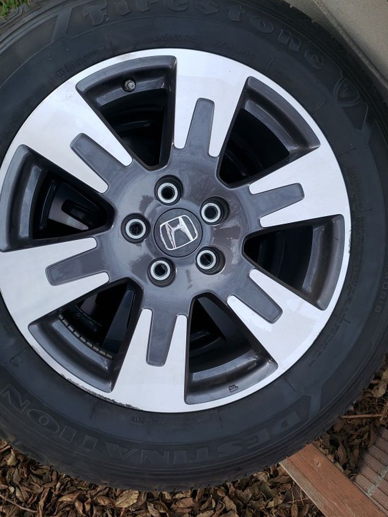 2019 Honda Ridgeline Wheels