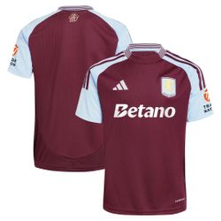 Adidas Aston Villa FC 24/25 Home Soccer Jersey. 