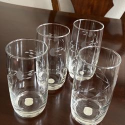 Princess House 4 Vasos Nuevos