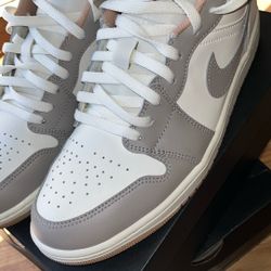 Air Jordan 1 Low College Grey Mens 10