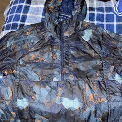 The North Face Half Zip Camo Jacket