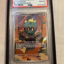 PSA 10 Marshadow Illustration Rare Mega Evolution 