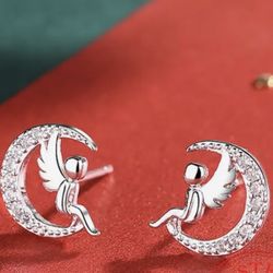 925 sterling silver earrings, mom’s stars