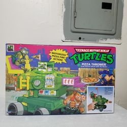 Classic Teenage Mutant Ninja Turtles Pizza Thrower Vehicle TMNT 