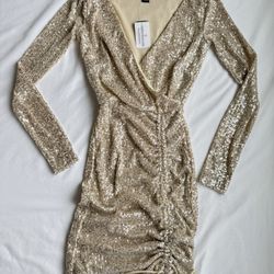 Gold party Dress 