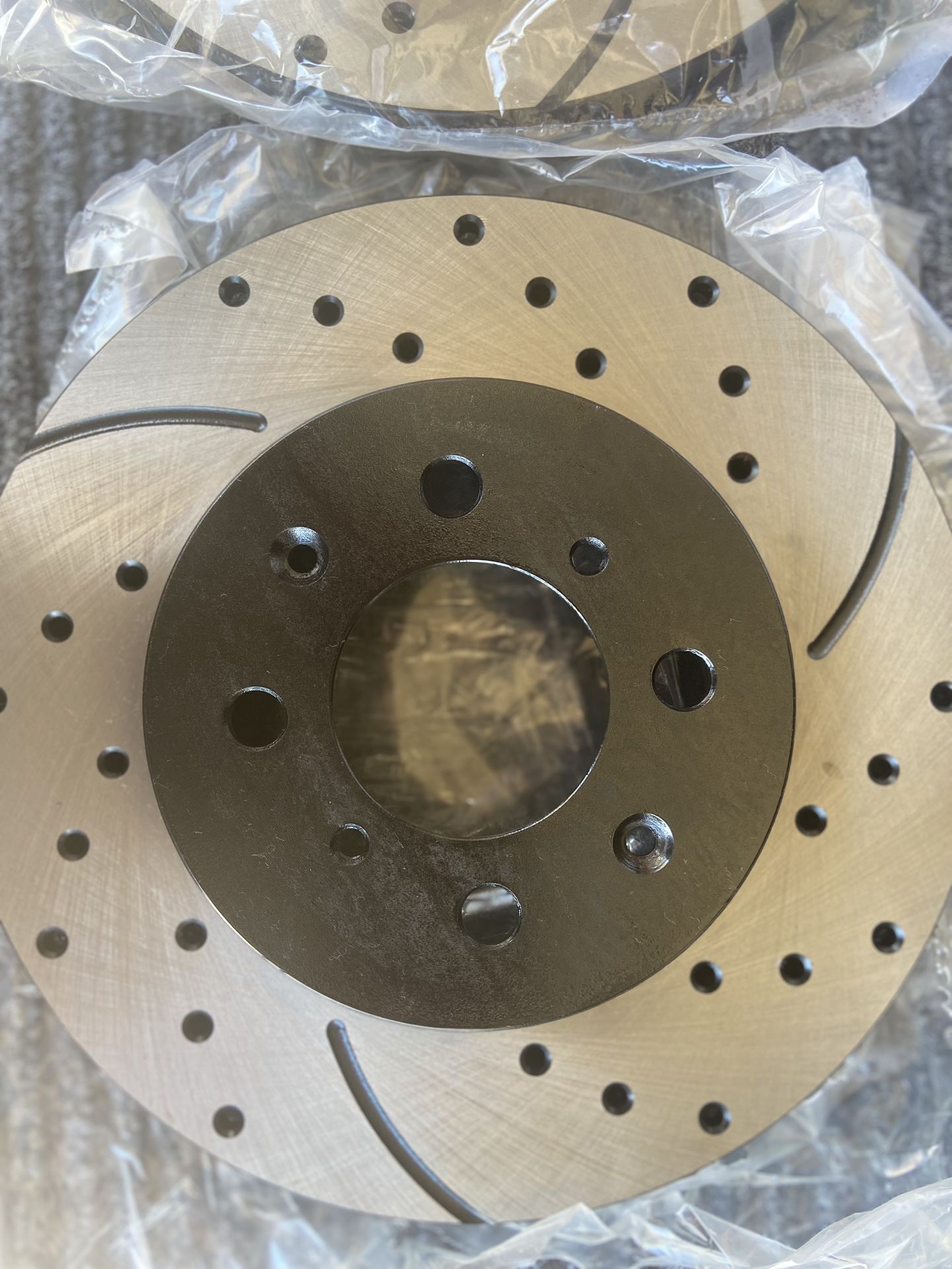 Slotted Brake Rotors 4 Lug Honda Or Acura