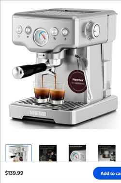 Neretva Espresso Machine 15 Bar Professional - Brand new