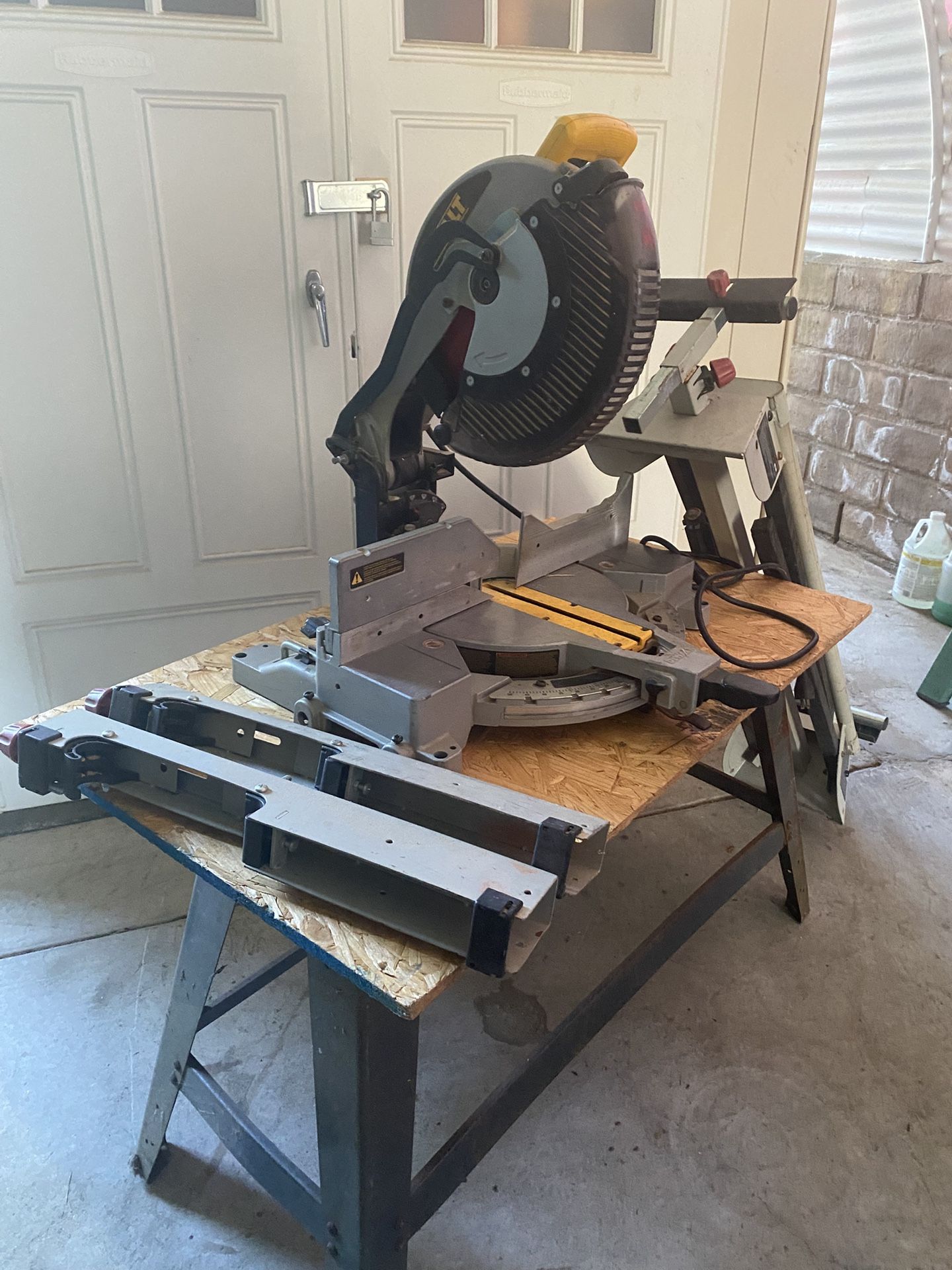 Dewalt Mitter Table Saw 12” With Foldable  Stand
