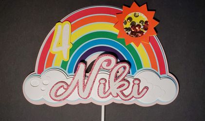 3D CAKE TOPPER