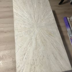 Stylish Coffee Table & Side Table Set – Modern Textured Design