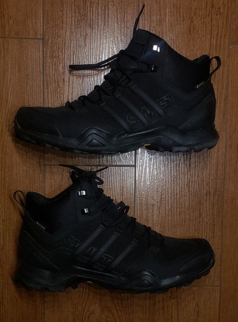 Adidas Terrex Swift R2 Mid Gore-Tex Black Boots Men's Size 10.5 *Authentic*