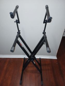 Proline 2 Tier Keyboard Stand Double Braced with Trigger Release