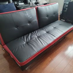 Futon (Black and Red)