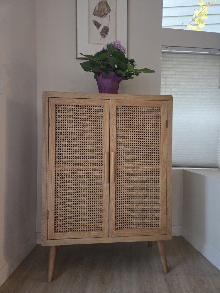 Rattan Storage Cabinet