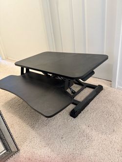Stand up desk top converter