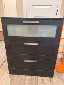 IKEA black dresser