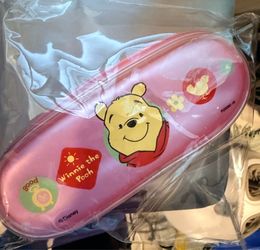 Winnie the Pooh multi purpose bag with zipper. Can’t use as pencil case Or sunglasses case -Iike new