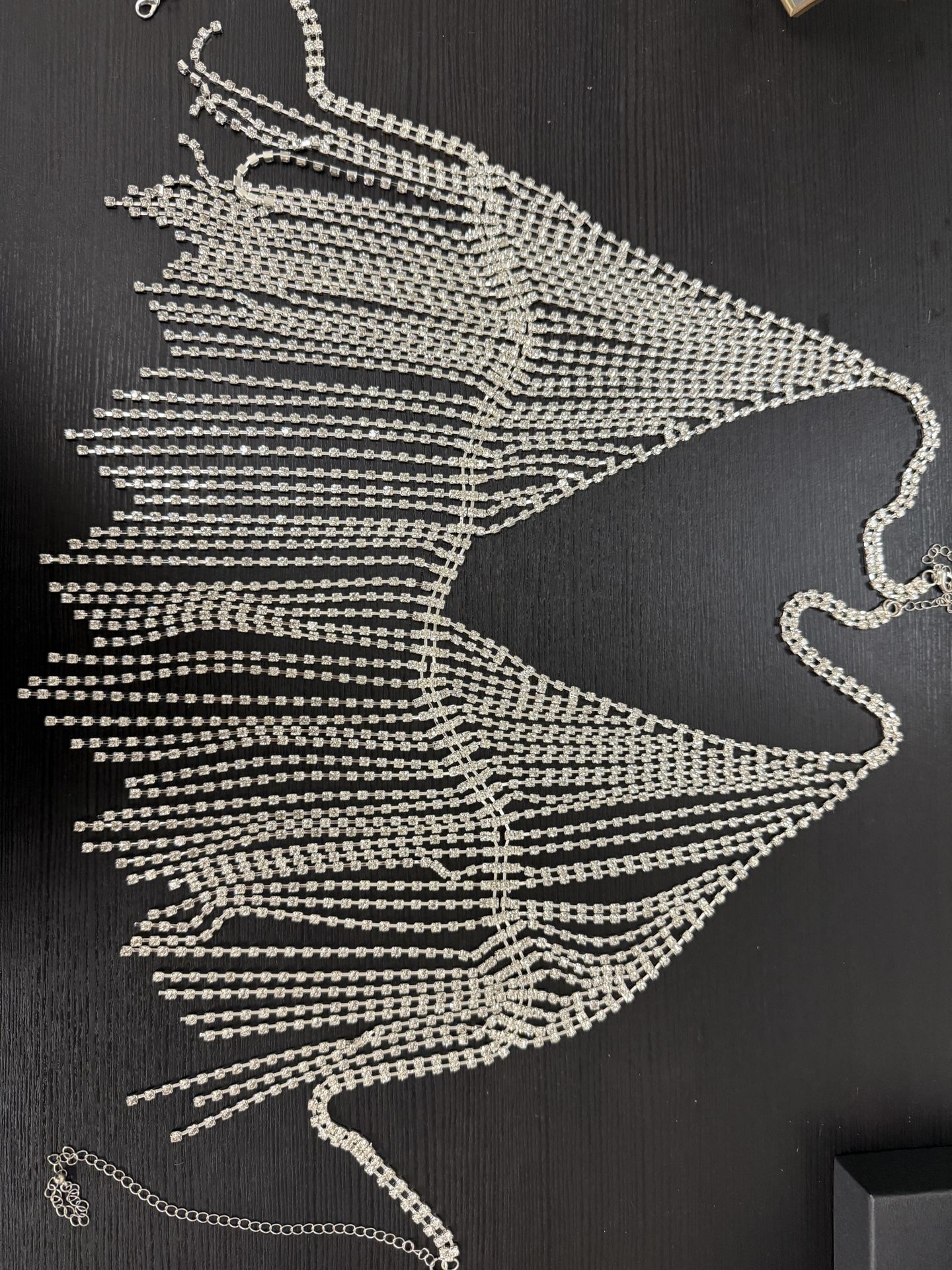 Sparkling  Jewelry ✨ Bra  Top Universal Size Silver