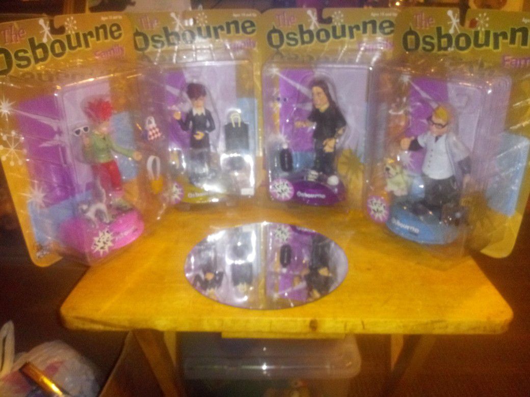 Ozzy & the FN Osborne Toy 4 Fig Lot