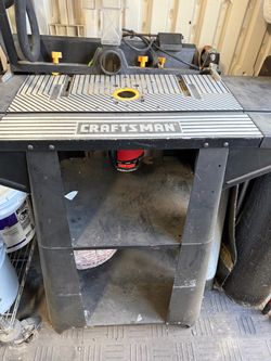 Craftsman Deluxe Router Table with stand