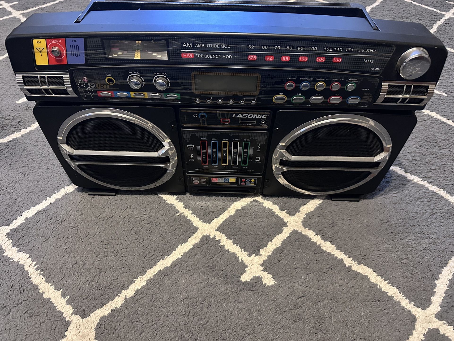 LASONIC RETRO BOOMBOX
