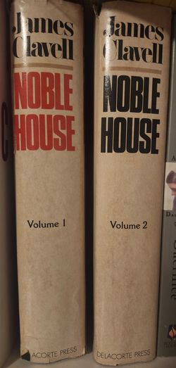 Lot 2 - Shogun - Noble House. hardcover books by James Clavell