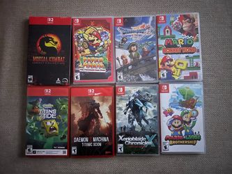 Nintendo Switch Games – 8 Games All Sealed For Sale or Trades