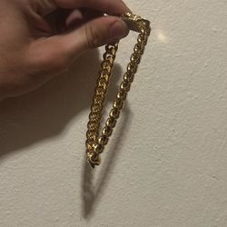 Gold Bracelets Gold Plated 14MM, 18”