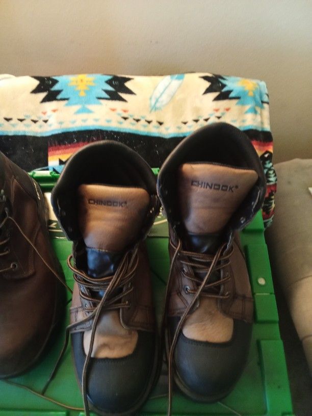 Chinook Maverick Steel Toe Work Boots Size 12