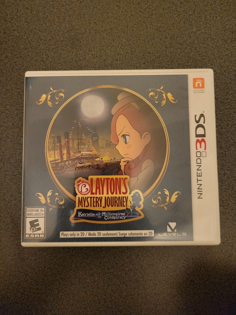 Layton's Mystery Journey: Katrielle And The Millionaire's Conspiracy CIB Nintendo 3DS