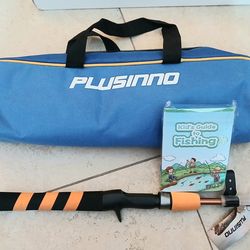 Plussino Kids Fishing Rod and guide book