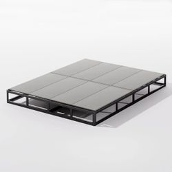 RLDVAY King Bunkie Board Foldable Mattress Support Grey #1074L G1