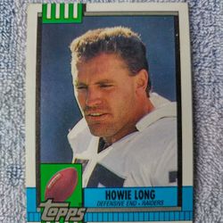 Howie Long, Oakland Raiders, 1990 Topps