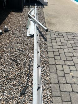 Free aluminum gutter & Down spout