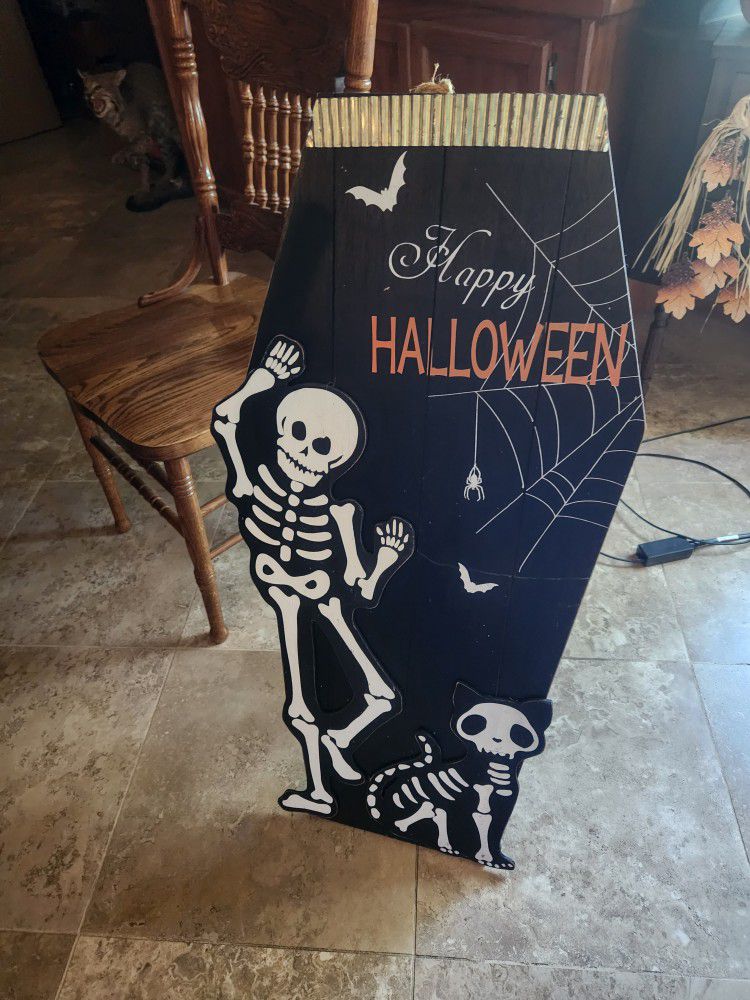 Halloween Coffin Decoration